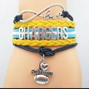 Nwt LA Chargers football bracelet